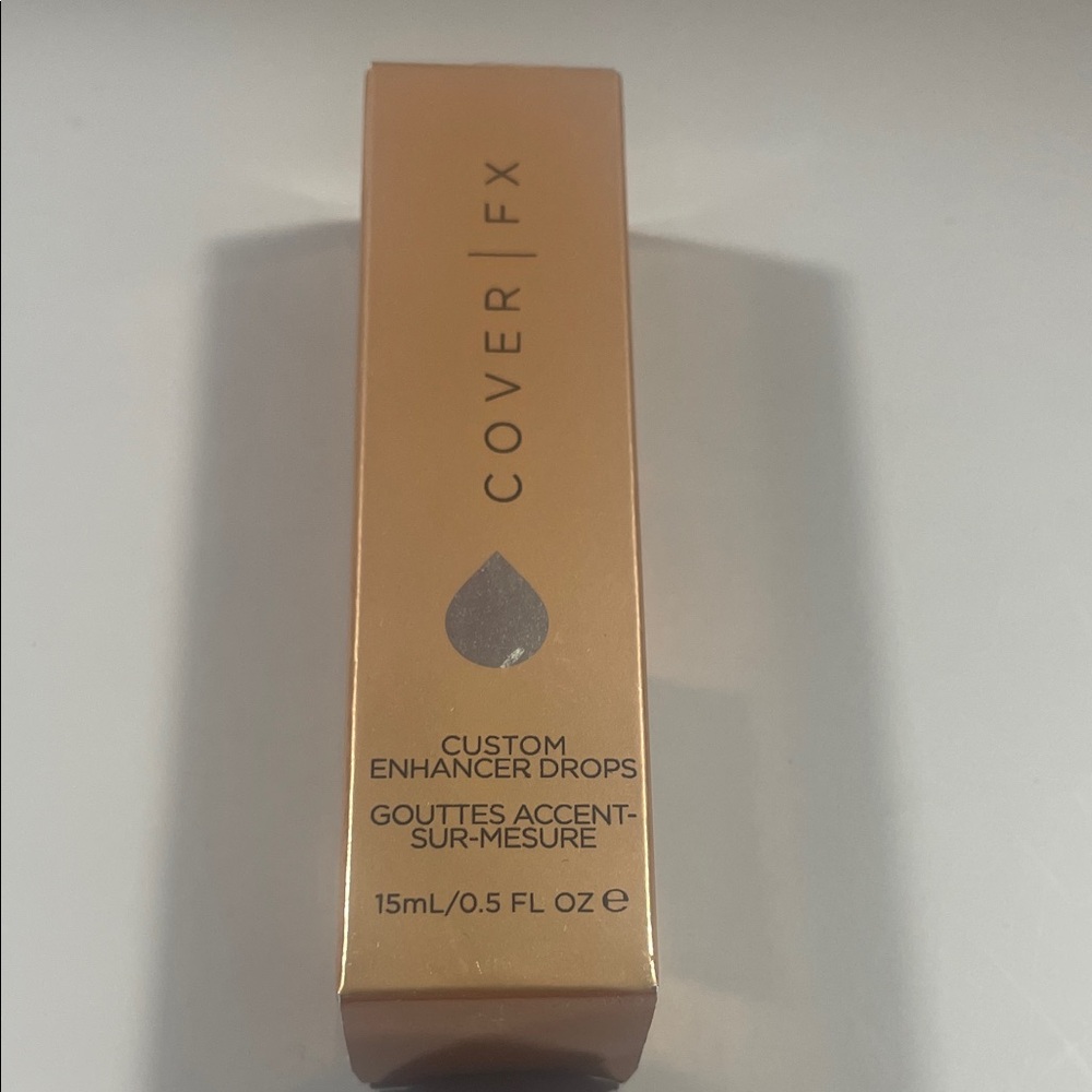 COVER FX Custom Enhancer Drops in Gold Packaging